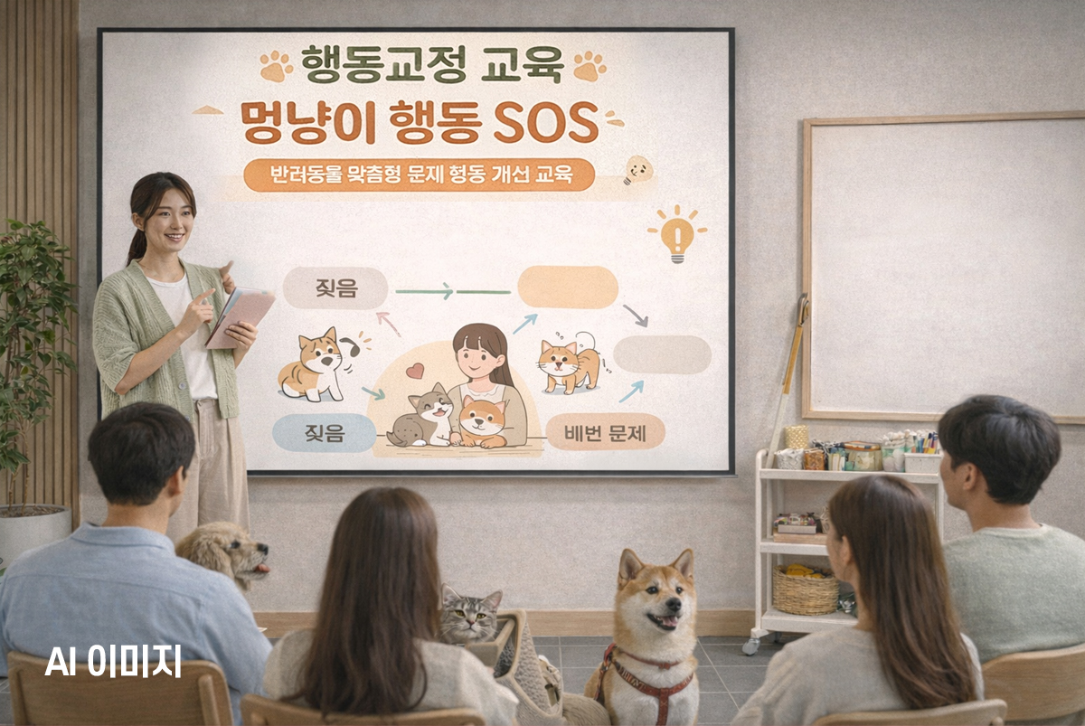 멍냥이 행동 SOS