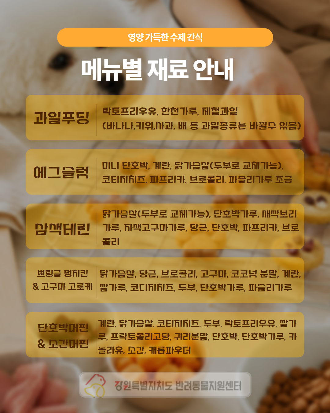 멍냥이 쿠킹 클래스
